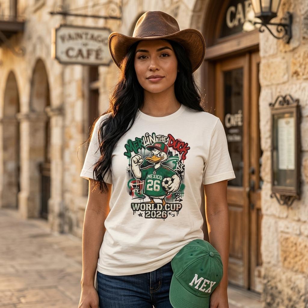 Woman with cowboy hat. 