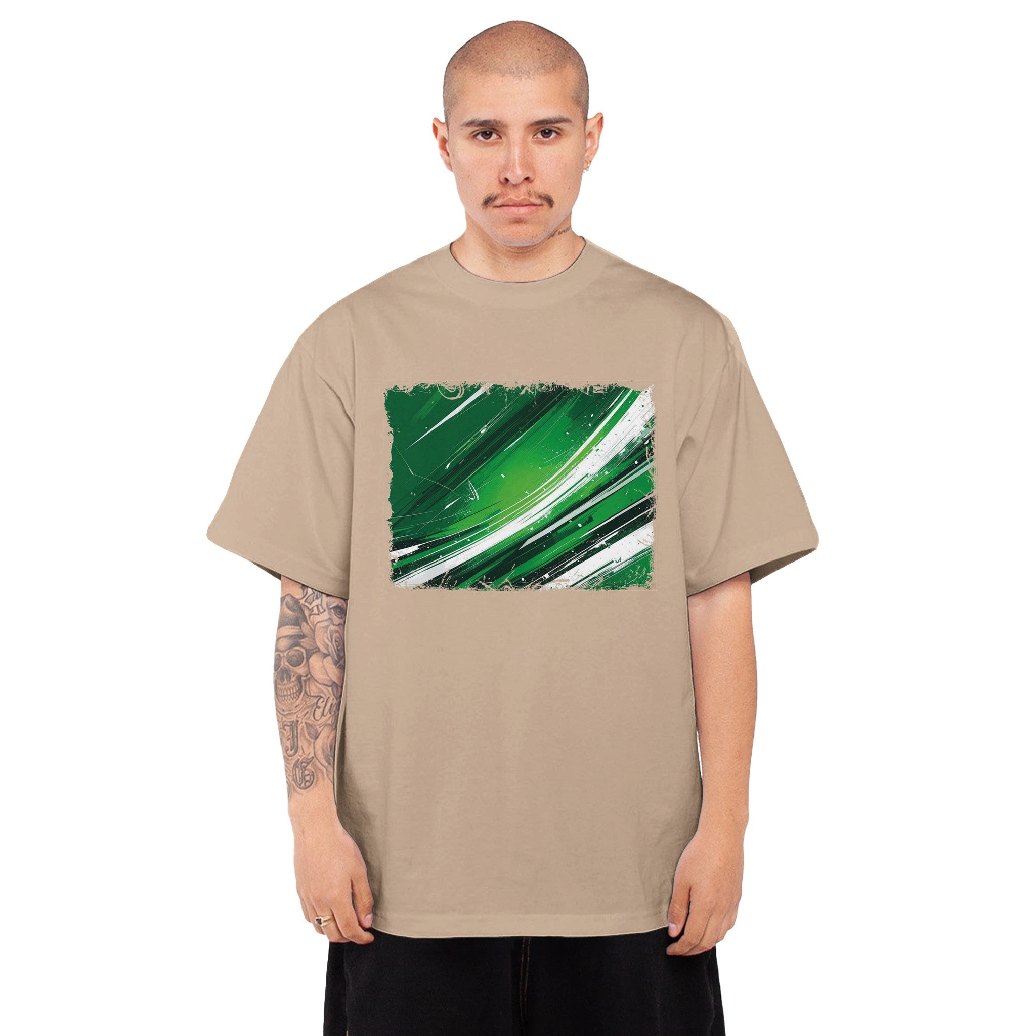 Saudi Arabia Green Eagles Sand - Front View