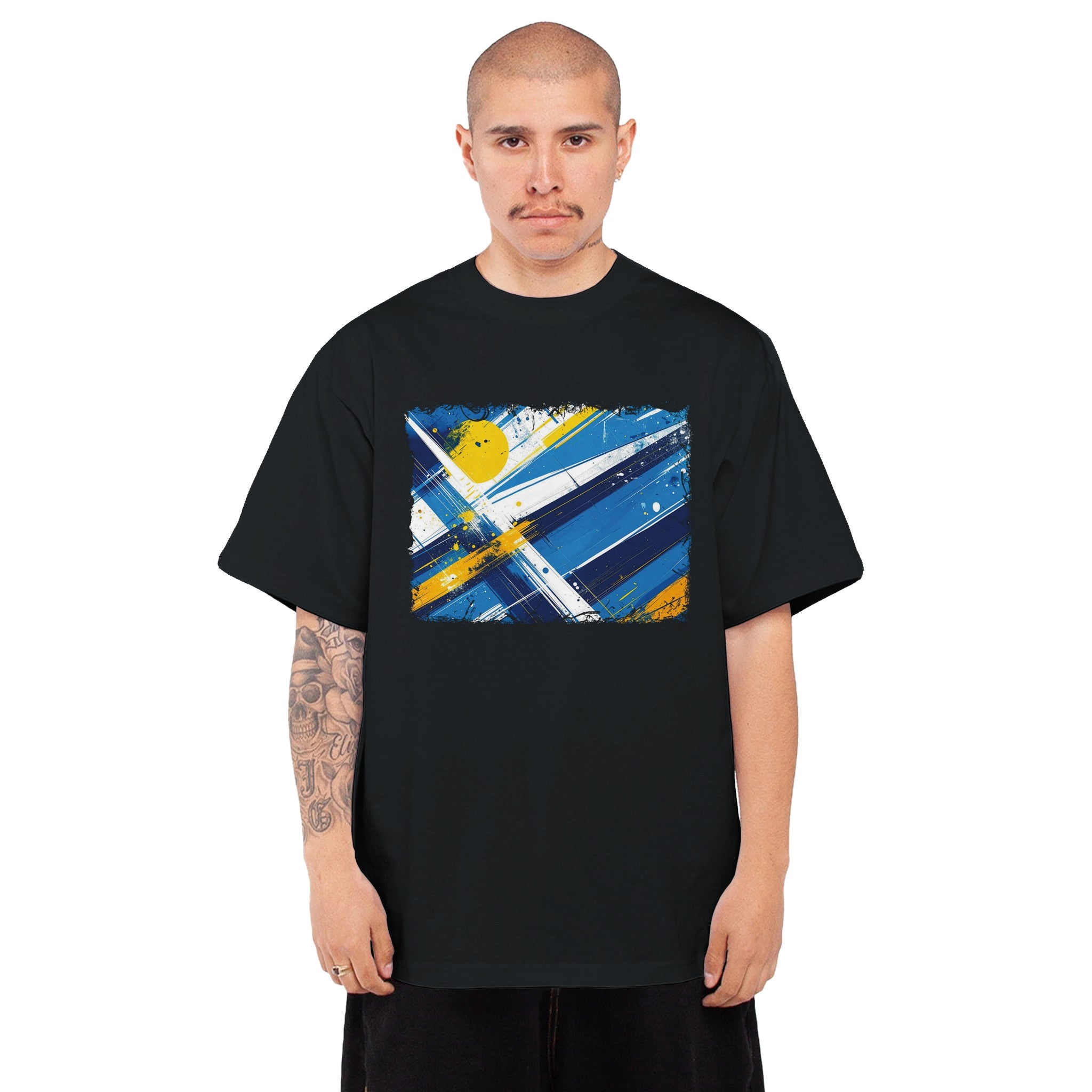 Uruguay La Celeste Dark Mode - Front View